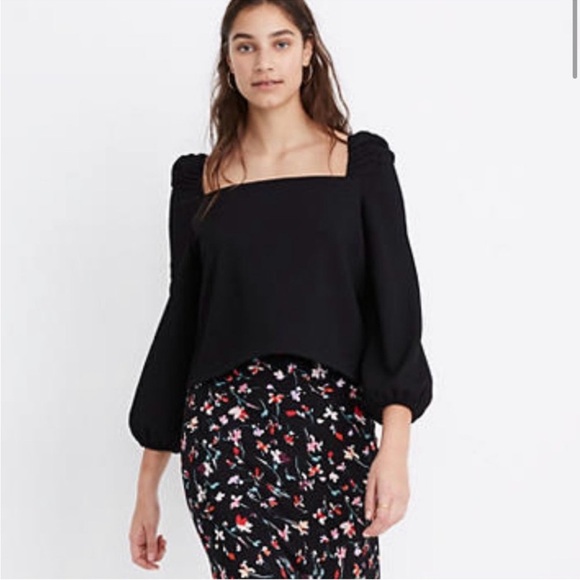 Madewell Square Neck Top - Picture 2 of 9